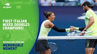 Vavassori and Errani Become First-Ever Italian Mixed Doubles Champions! | 2024 US Open Final