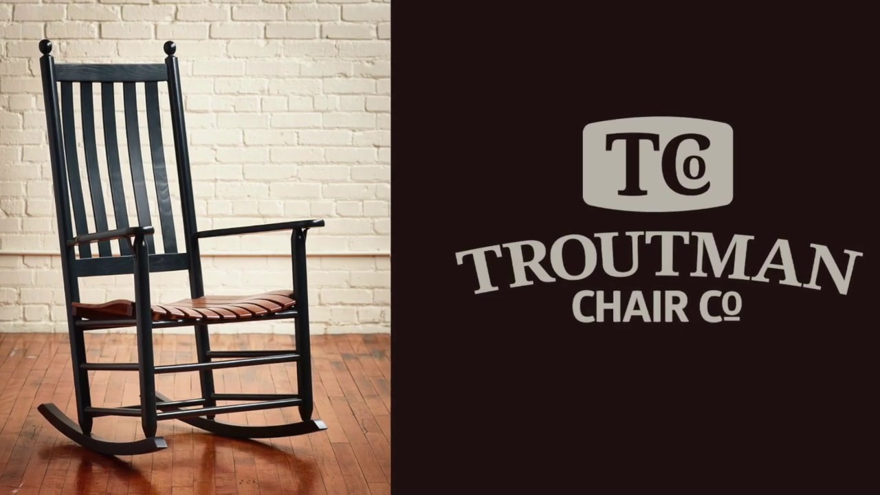 Troutman 470 Classic Rocker with Lumbar Support Handmade with Solid