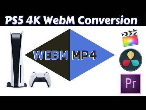 How to Record PS5 gameplay and Covert PS5 4K HDR WEBM to MP4