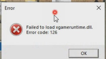 Решение ошибки Failed to load xgameruntime.dll. Error code 126