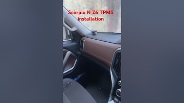 TPMS installed in #scorpion Z6 model in #mahindra workshop