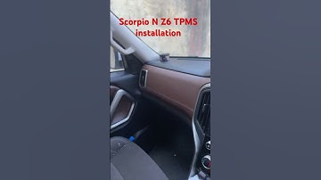 TPMS installed in #scorpion Z6 model in #mahindra workshop