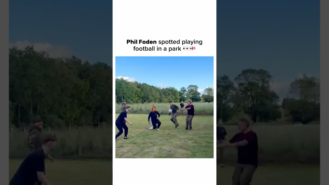 Phil Foden was seen playing football in a park after “missing a call” for World Cup squad by Tuchel