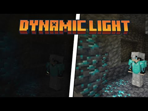 Dynamic light Addon for Minecraft bedrock - YouTube