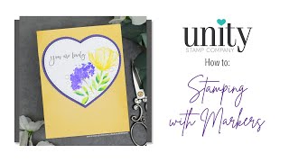 Unity Quick Tip: Watercolor Stamping with Markers