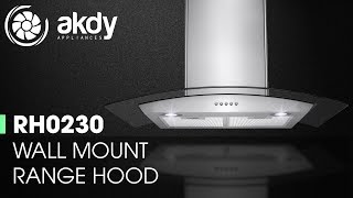 AKDY Wall Mount Range Hood: Model RH0230 [Product Showcase]