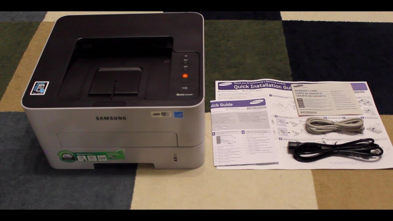 Haiku plejeforældre Først Unboxing: Samsung Printer Xpress M2835DW - YouTube