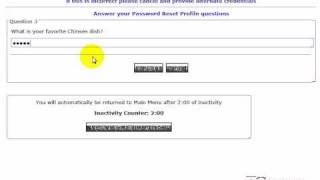 How to unlock my account using the password self service portal.
