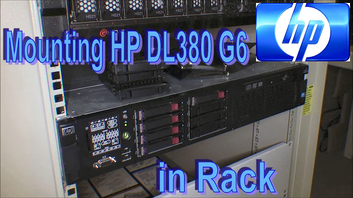 Rack mounting a HP DL380 G6 (To chek 3 HD´s) - 165