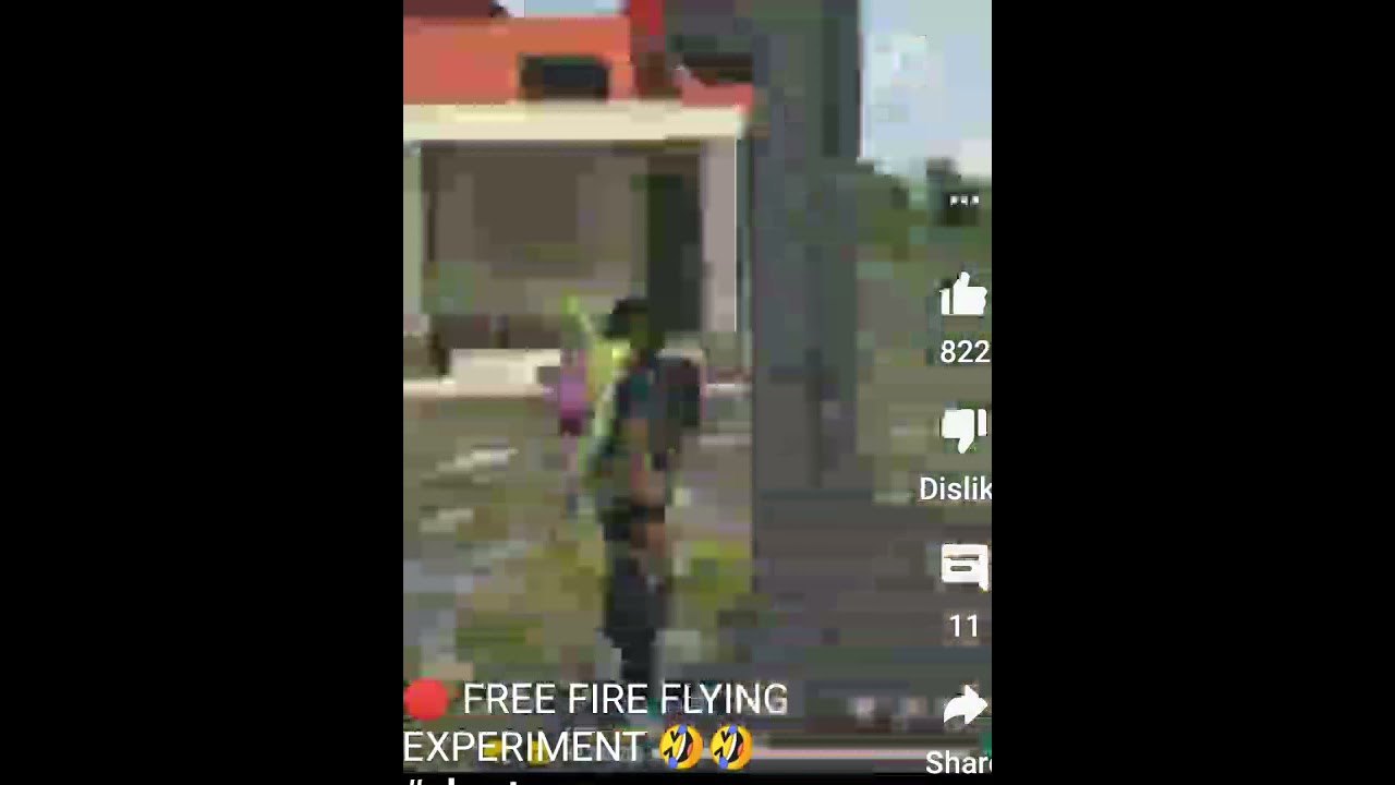 free fire flying bug Experiment 😂😄