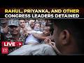 LIVE | Rahul Gandhi detained outside PM house | Congress Protest in Delhi | CJP Protest