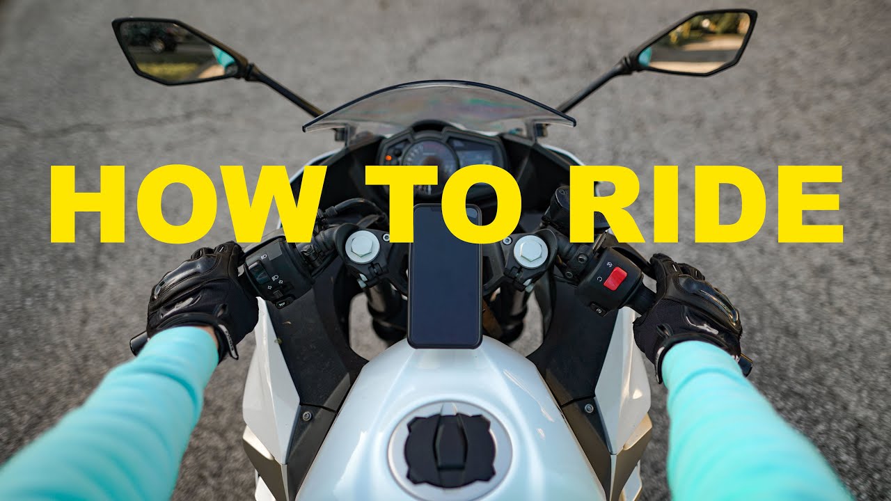 How to Ride a Motorcycle For Beginners YouTube