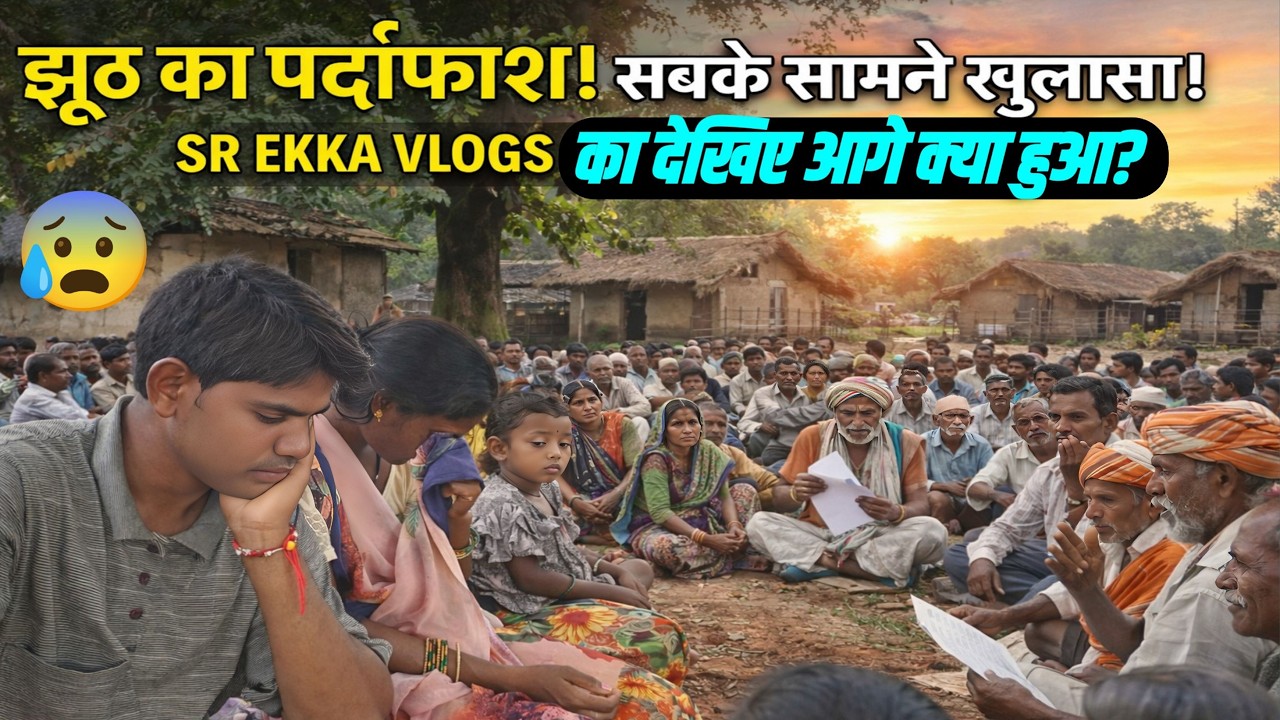 🔥 झूठ का पर्दाफाश! सबके सामने खुलासा! SR EKKA VLOGS का देखिए आगे क्या हुआ?