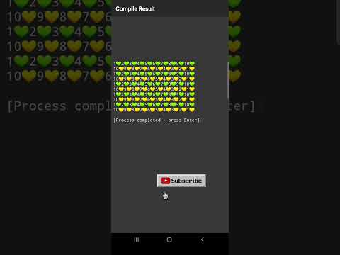 How to make pattern programming in c using phone 🔥🔥 #c #pattern #coding
