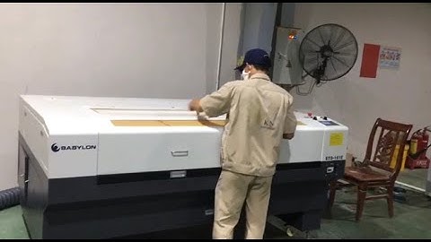 Máy Cắt Khắc Gỗ , Mica Laser 1610-2 Đầu, Bàn Giao Tại Cam Ranh, Khánh Hòa