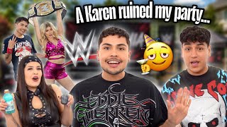 My ICONIC 28th Birthday Party!! **WWE THEMED FIESTA**
