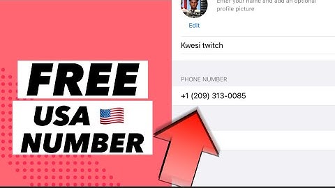 How To Get Free USA number For Whatsapp Verification | With Proof |2023