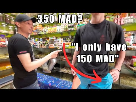 Attempting to Haggle in the STRESSFUL Market of Marrakech | Morocco