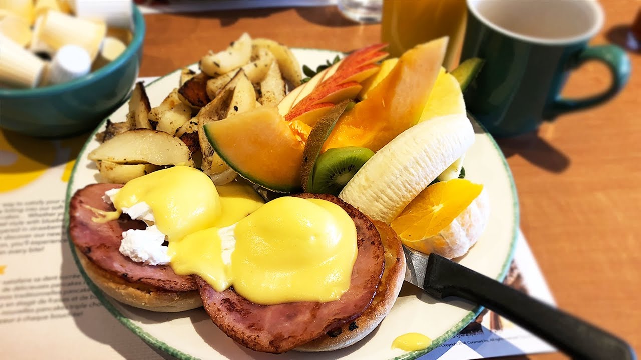 Breakfast and Hiking Poles with Paul