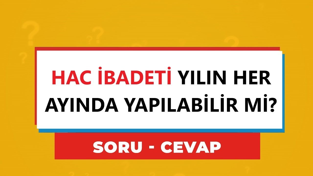 HAC İBADETİ YILIN HER AYINDA YAPILABİLİR Mİ? | Prof. Dr. Abdulaziz BAYINDIR