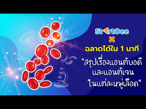 ฉลาดได้ใน 1 นาที | สรุปเรื่องแอนติบอดี และแอนติเจน ในแต่ละหมู่เลือด