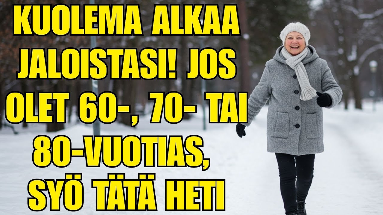 Jalkasi heikkenevät ensin! Syö nämä 6 ruokaa vahvistaaksesi niitä nopeasti