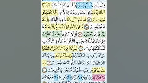 تيسير حفظ سورة المائده بالتكرار ربع ( جعل الله الكعبه) مكرر 3 مرات بصوت الشيخ عبد الباسط