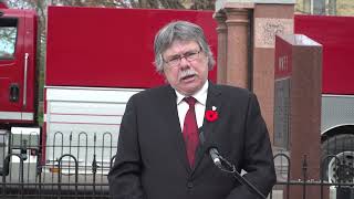 2021 Remembrance Day Ceremony, Warsaw, ON