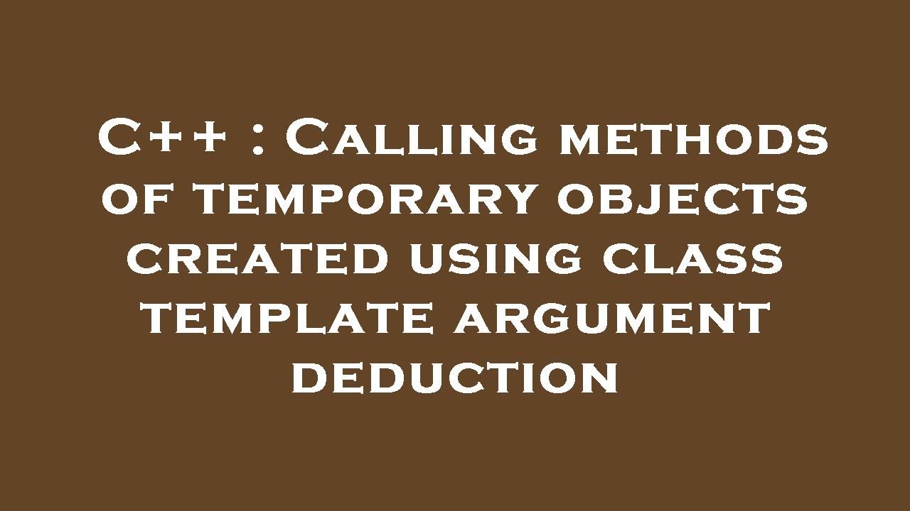 Class Template Argument Deduction Failed With Derived Class – MHWJLJ