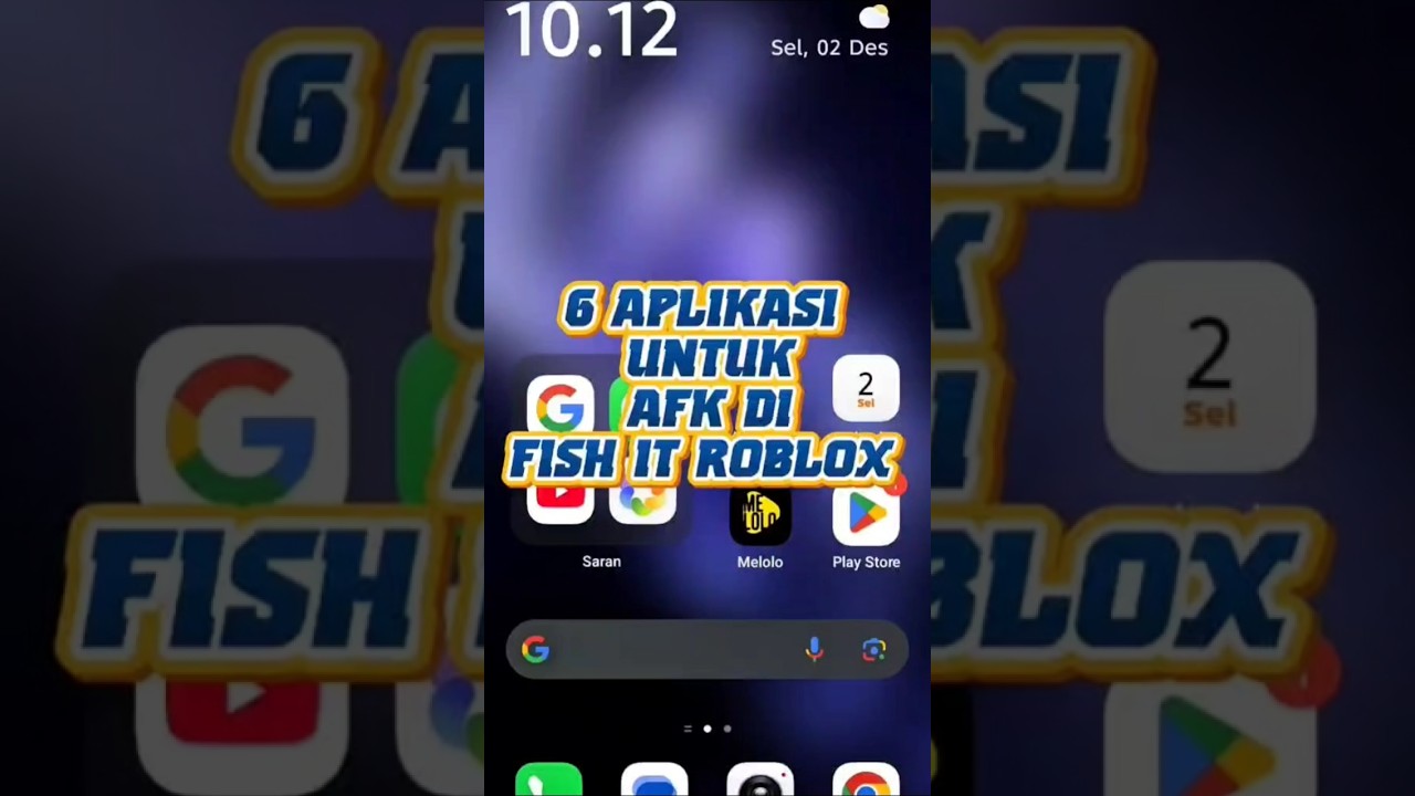 Cara afk Di Fish it 24 jam | Cara Afk di Fish It Roblox Gratis di Hp