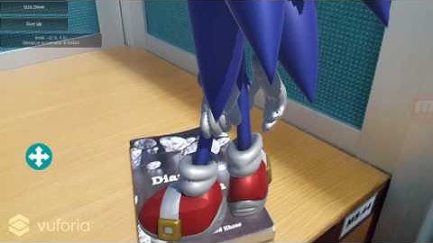 Sonic model movement in Augmented Reality  Vuforia + Unity3D