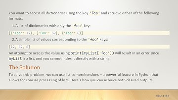 How to Access Specific Keys in a List of Dictionaries in Python