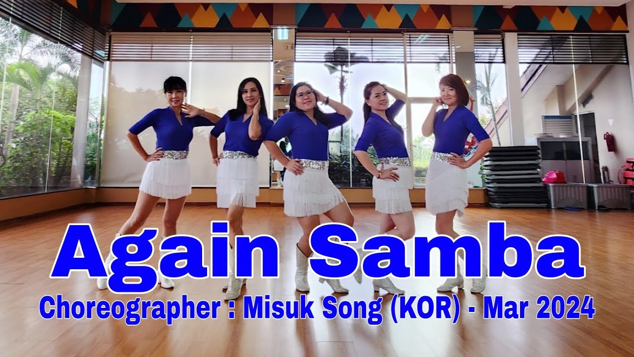 DSWAN | Again Samba | LINE DANCE | Phrased Improver | Misuk Song