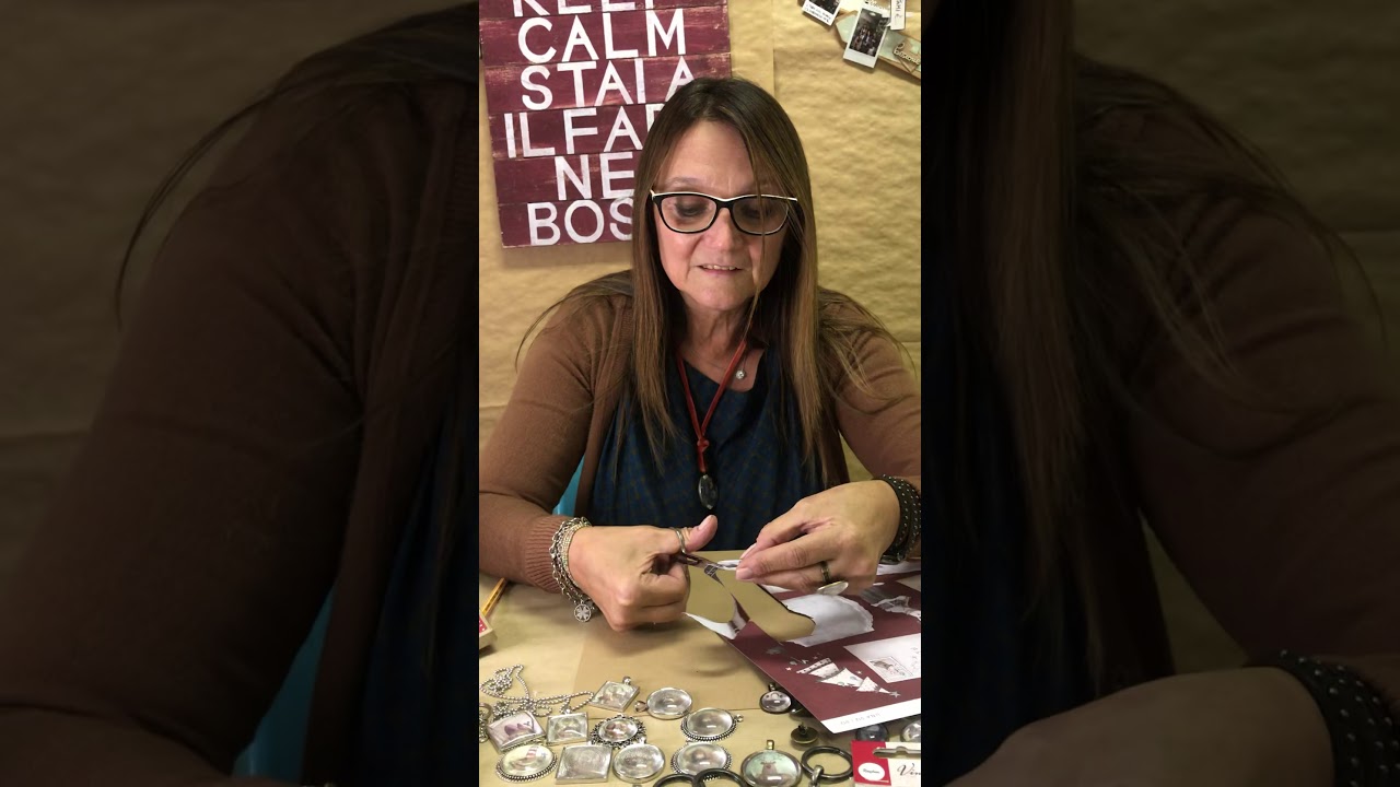 Cabochon con la carta