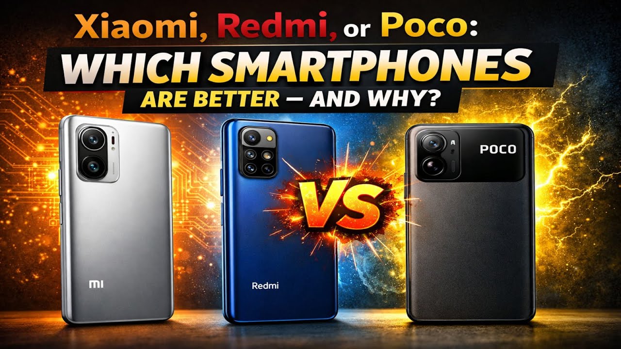 Xiaomi, Redmi, or Poco: Which Smartphones Are Better — and Why