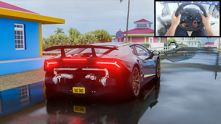 1000hp Twin Turbo Lamborghini Huracan Performante - Realistic 4k Graphics - Logitech G29