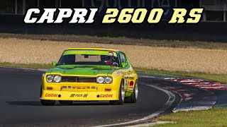 1972 Ford Capri RS 2600 | LOUD OPEN EXHAUST | flybys, idle & racing sounds