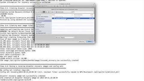 Ignite for Linux restore demo