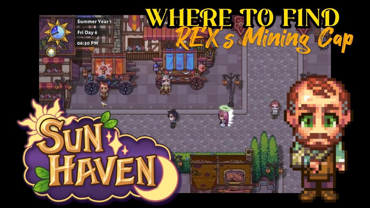 Sun Haven Rex's Mining Cap Guide YouTube