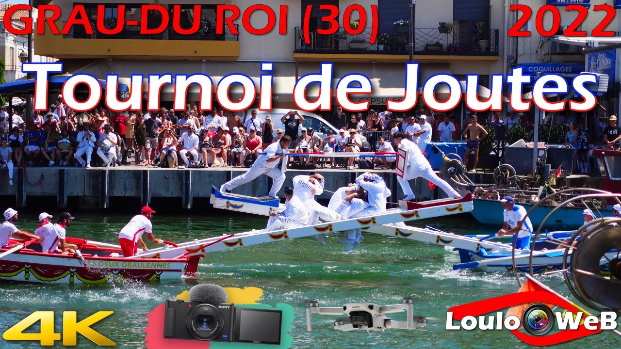 🇫🇷 Tournoi de Joutes Languedociennes - Grau-Du-Roi (30) 2022 - Drone DJI MINI 2 / SONY ZV-1 - 4K