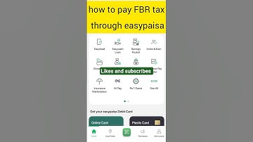 how to pay FBR tax through easypaisa #shortvideo #fbr #income #easypaisaaccount