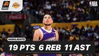 DEVIN BOOKER vs LOS ANGELES LAKERS | 19 PTS - 6 REB - 11 AST - 1 STL | 03-16-2025 Highlights