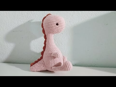 Video cách móc bé khủng long mini | crochet amigurumi| - youtube