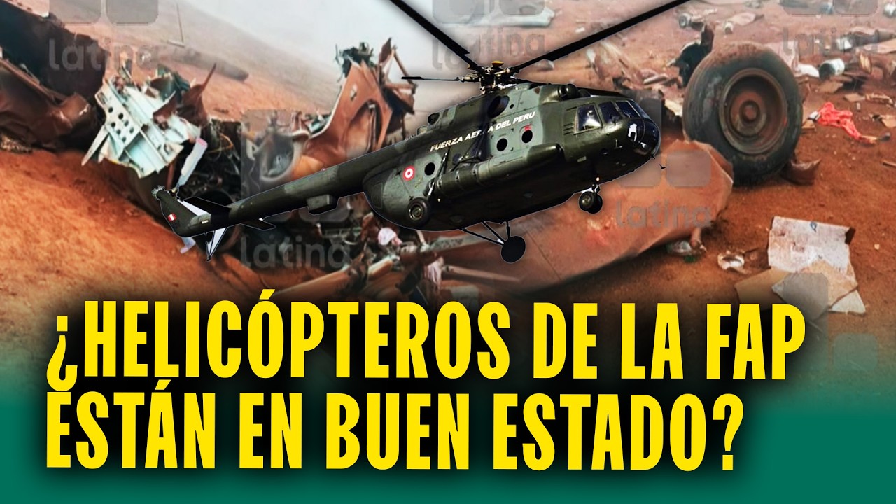 Por tercera vez cae helicóptero Mi-17 de la FAP ¿Están en buen estado?