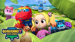 NEW! 🔥🎉GOGODINO Season 7 Trailer | Kids Cartoon | Kids Songs | Adventure Animation | GoGoDino Exp...