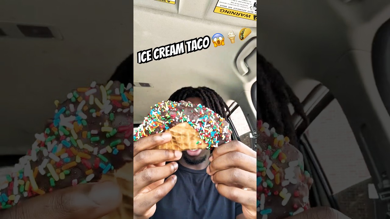 VIRAL Cold Stone’s Ice Cream Taco Is Actually Crazy 
