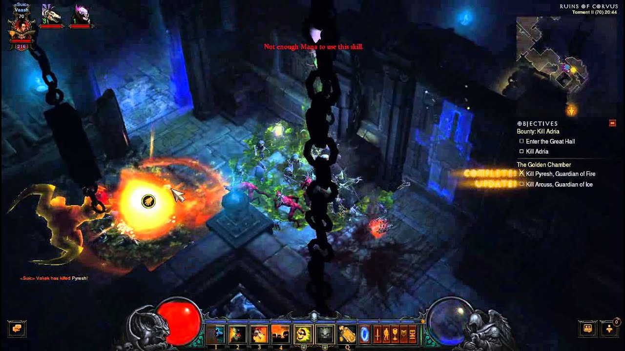 Diablo 3 RoS Bounty Adria - YouTube