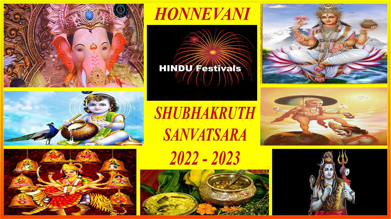 Hindu festivals for the sanvatsara of Shubhakruth