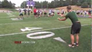 Sean Covington 72-yard Punt in the Air | Kohl's Kicking Camps