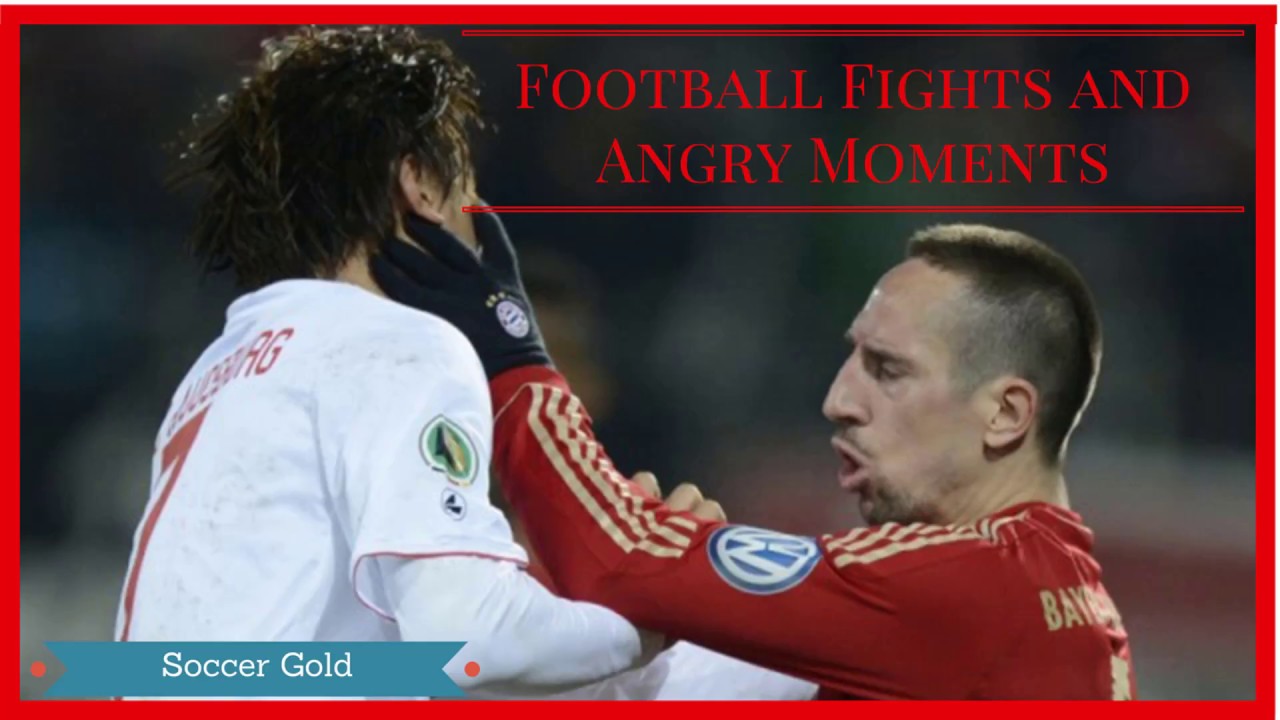 Funny Football Fights AND Angry Moments - Ft. Neymar, Pepe, Luis Figo, Hazard AND More